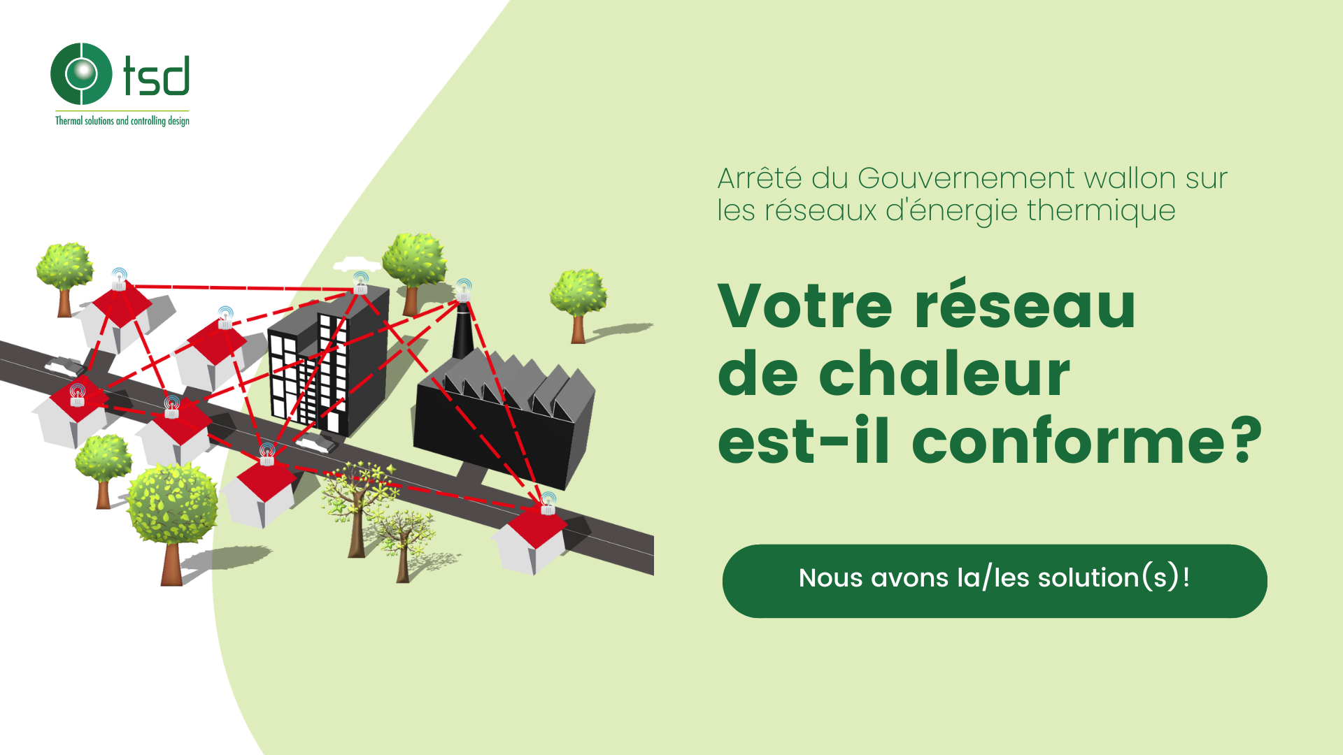 Arrêté d'exécution wallon relatif aux réseaux d'énergie thermique