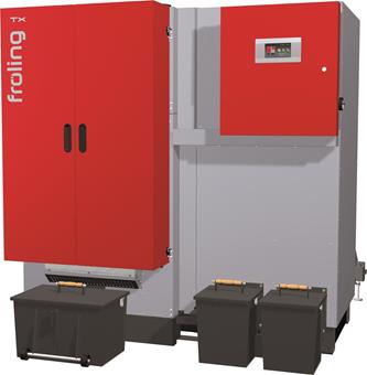 Fröling TX - Fröling industriële verwarmingsketels voor houtsnippers of pellets