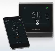 Thermostat Siemens RDS 100, intelligent et connecté