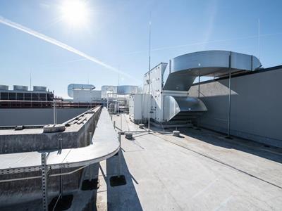 Shoppingcenter Massen - ventilatie