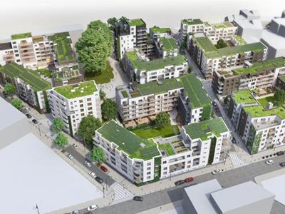 Nachhaltiges Viertel Tivoli GreenCity - Brüssel (B)
