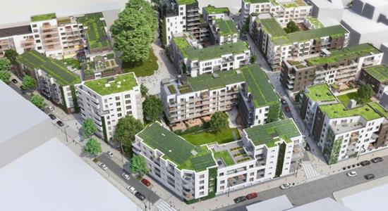 Duurzame wijk Tivoli GreenCity - Brussel (B)