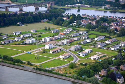 Zicht op het warmtenetwerk Les Pléiades Visé